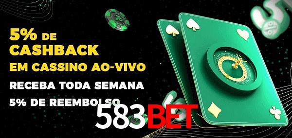 Promoções do cassino ao Vivo 583bet